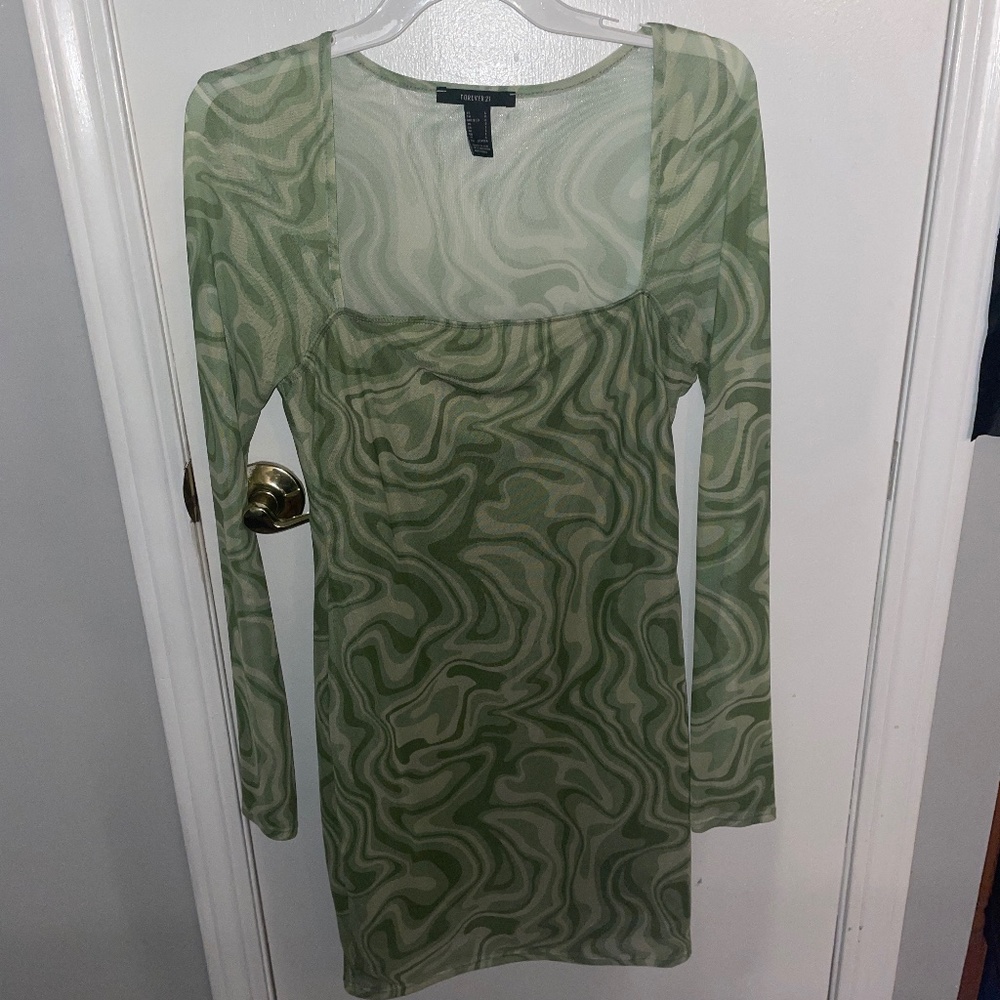 Forever 21 green dress